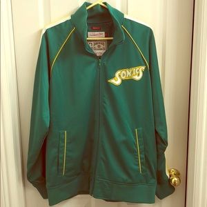 Mitchell & Ness Seattle Sonics full zip jacket